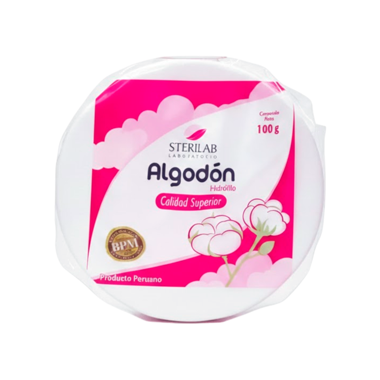 Algodón Hidrófilo Sterilab 100 g