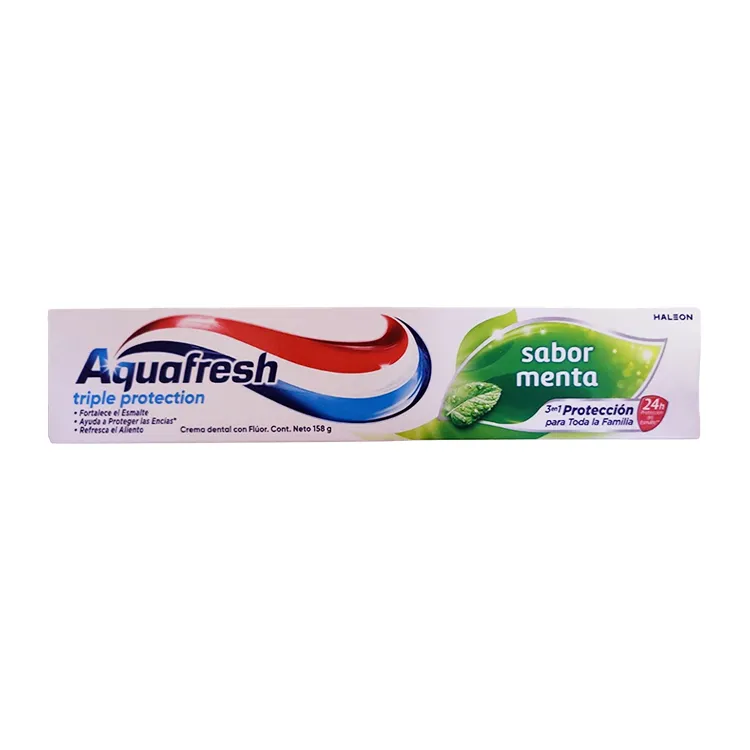 Crema Dental Triple Protección Aquafresh Menta 158 g