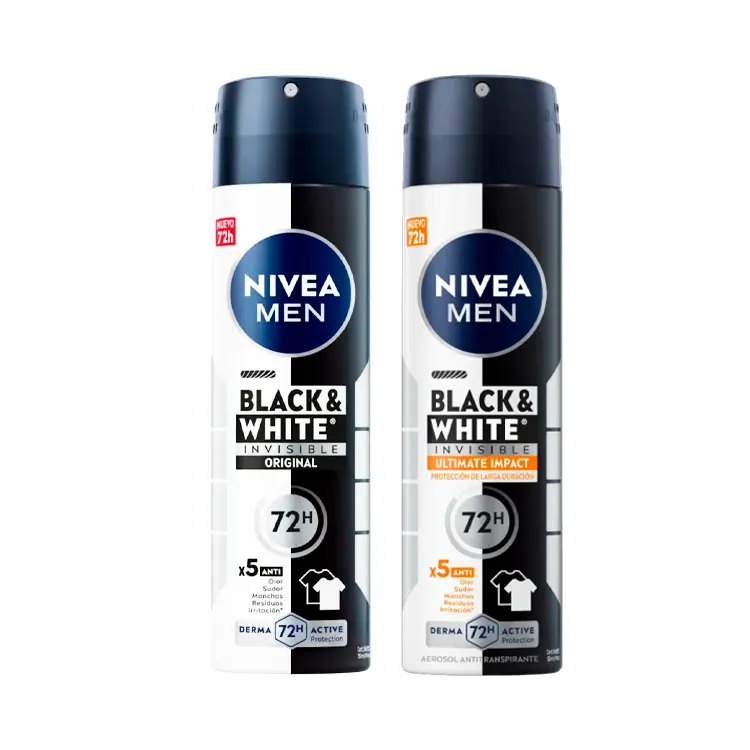 Desodorantes Spray Nivea Black & White 150 ml