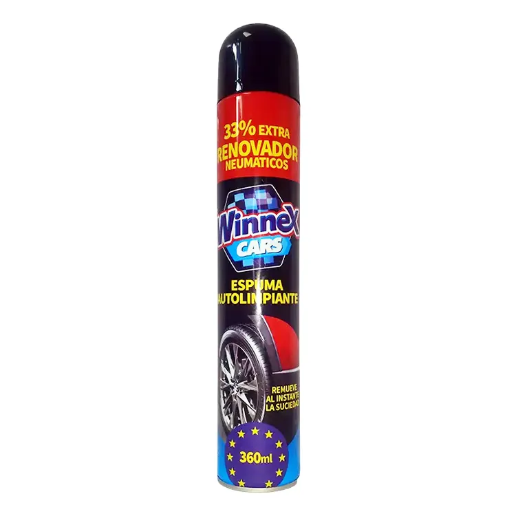 Espuma Autolimpiante Winnex Auto 360 ml
