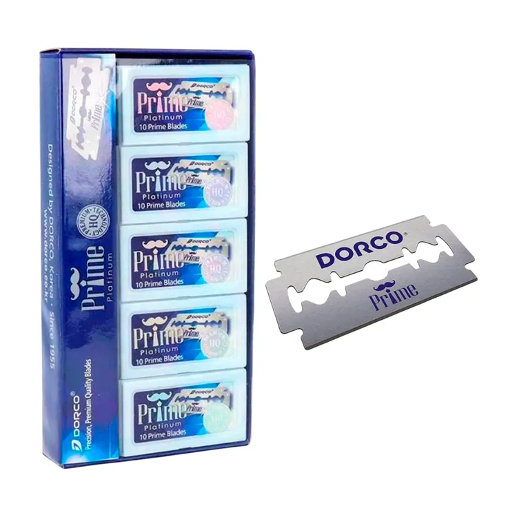 Hojas Dorco Prime Platinum Para Navaja 100 Filos