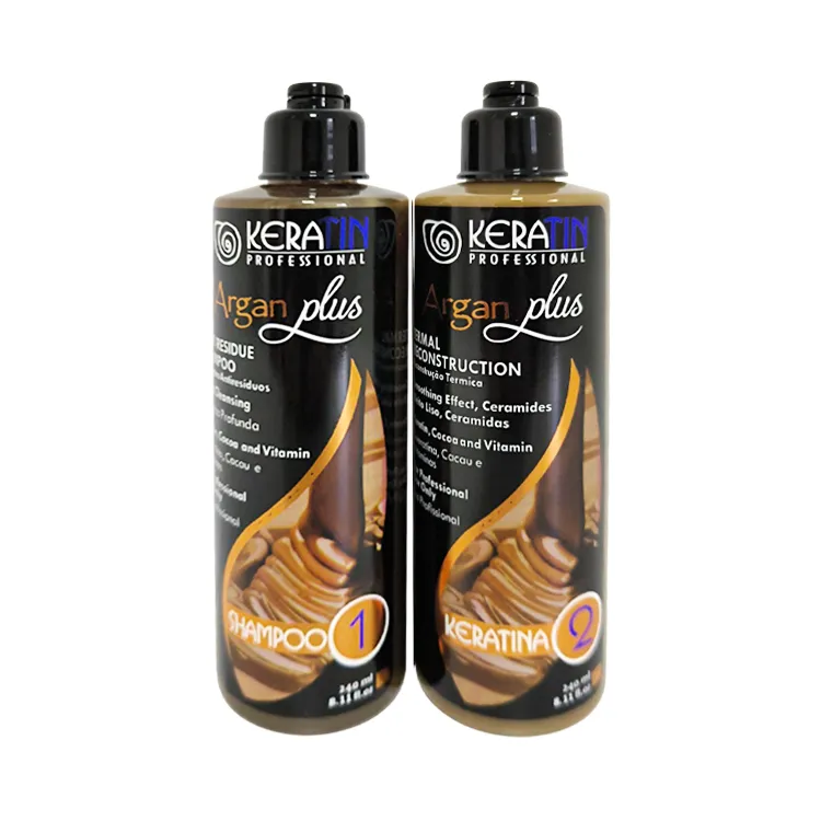 Kick Alisado Shampoo y Keratina Argán Plus Chocolate 240 ml