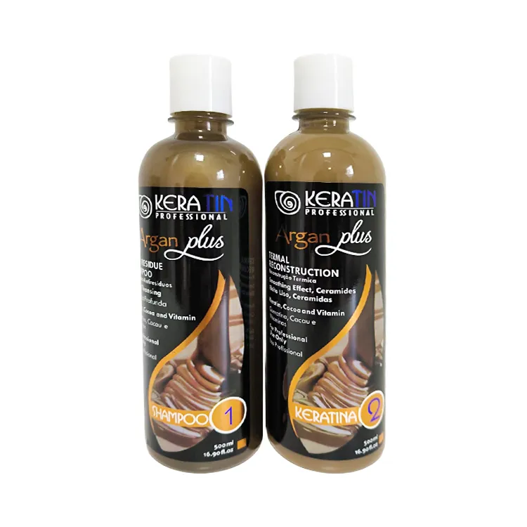 Kick Alisado Shampoo y Keratina Argán Plus Chocolate 500 ml