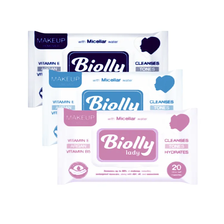 Toallas Húmedas Faciales Biolly 20 u