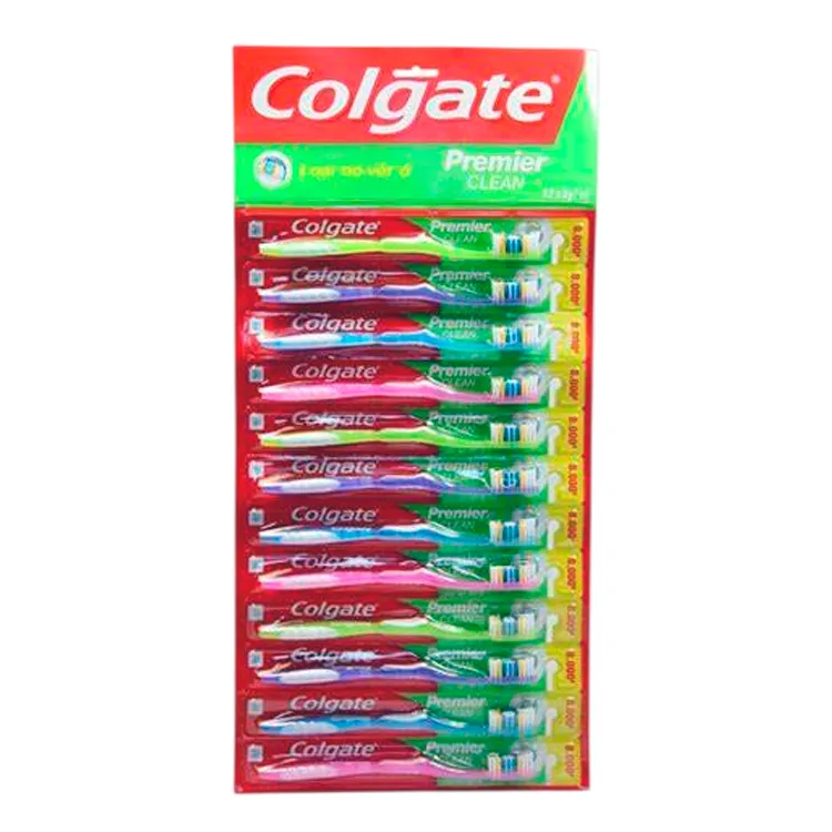 Display Cepillos Dental Colgate Premier Clean 12 u