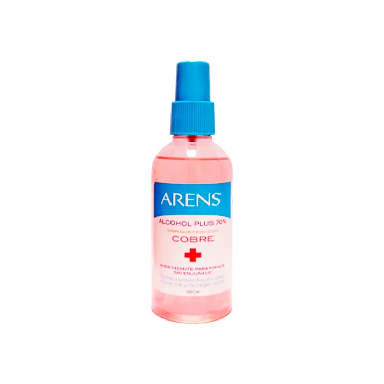 Alcohol Plus 70% Arens Cobre 200 ml