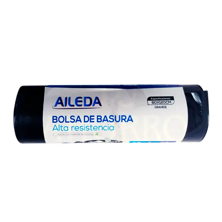 Bolsas de Basura Alta Resistencia Aileda Grande 80X120 cm 10 u