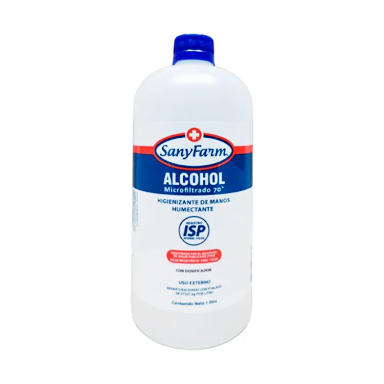 Alcohol Microfiltrado SanyFarm 1 L – 70°