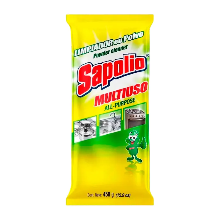 Limpiador en Polvo Sapolio Multiuso 450 g