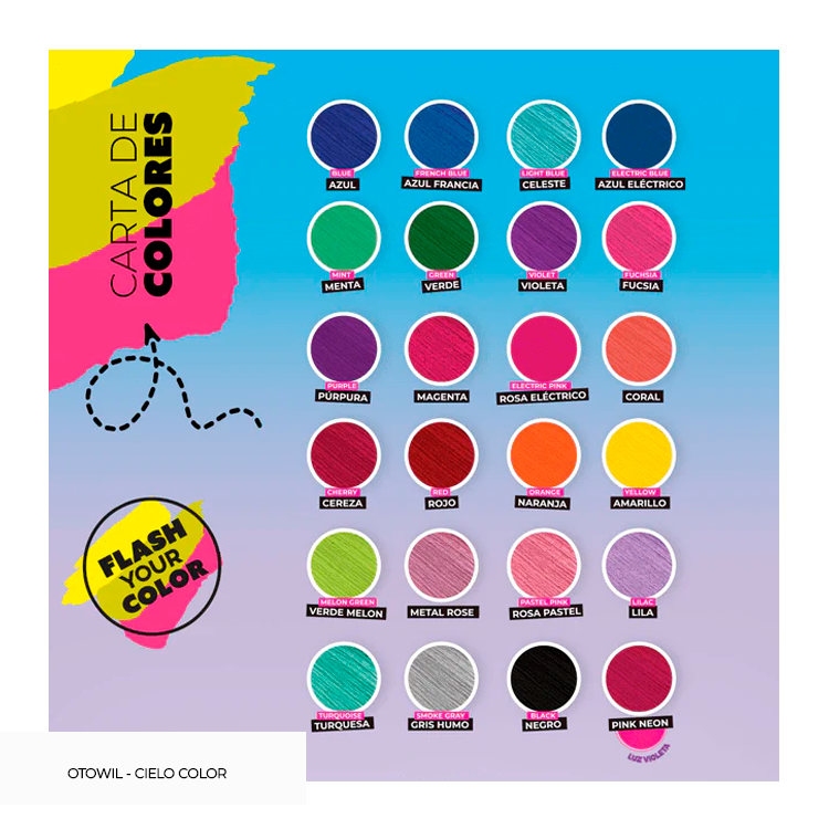 Crema Colorante Tintura Capilar Cielo Color Otowil