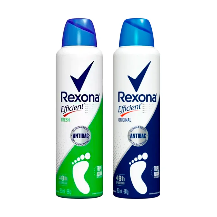 Talco Desodornate Spray Rexona Efficient para Pie 153 ml